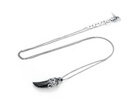 Collana Cesare Paciotti Uomo Black Horn in Argento JPCL1725V